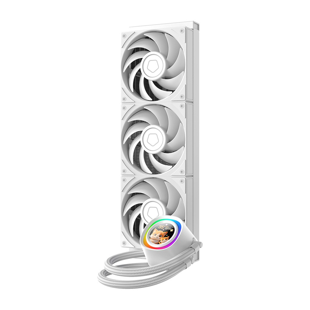 Система рідинного охолодження ID-Cooling FX360 LCD PE WHITE Система рідинного охолодження ID-Cooling FX360 LCD PE WHITE