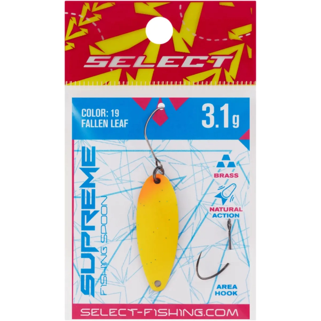 Блешня Select Supreme 3.1g 34mm 19 Fallen Leaf (1870.80.77) Блешня Select Supreme 3.1g 34mm 19 Fallen Leaf (1870.80.77)