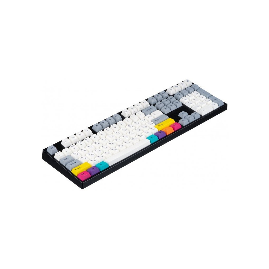 Клавіатура Varmilo APT108 CMYK C-TK Brown Wireless White Led UA (A93A024D3A5A17A007)