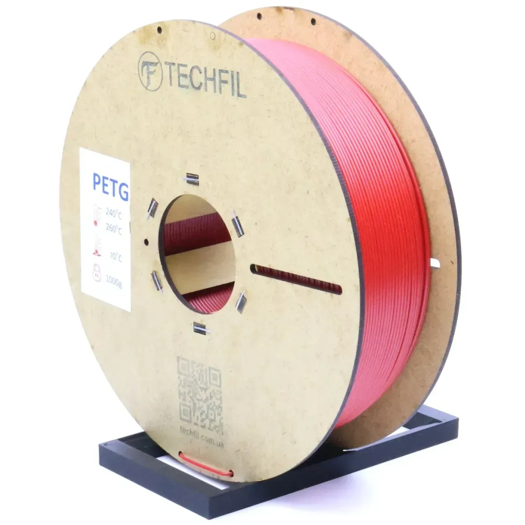 Пластик для 3D-принтера Techfil PETG 074 1.75мм 1кг red (PETG074-1000-RED)