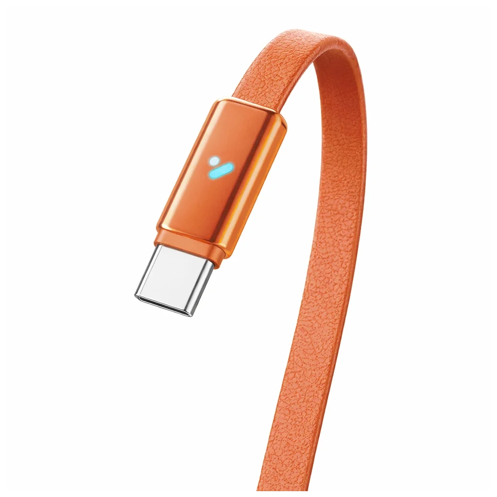 Дата кабель USB-C to USB-C 1.0m 5A 100W ultra-thin orange ColorWay (CW-CBPDCC100-OR) Дата кабель USB-C to USB-C 1.0m 5A 100W ultra-thin orange ColorWay (CW-CBPDCC100-OR)