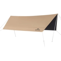 Тент Naturehike CNK2350WS015 Cloud Skies Tarp Lite коричневий (6977465866424)