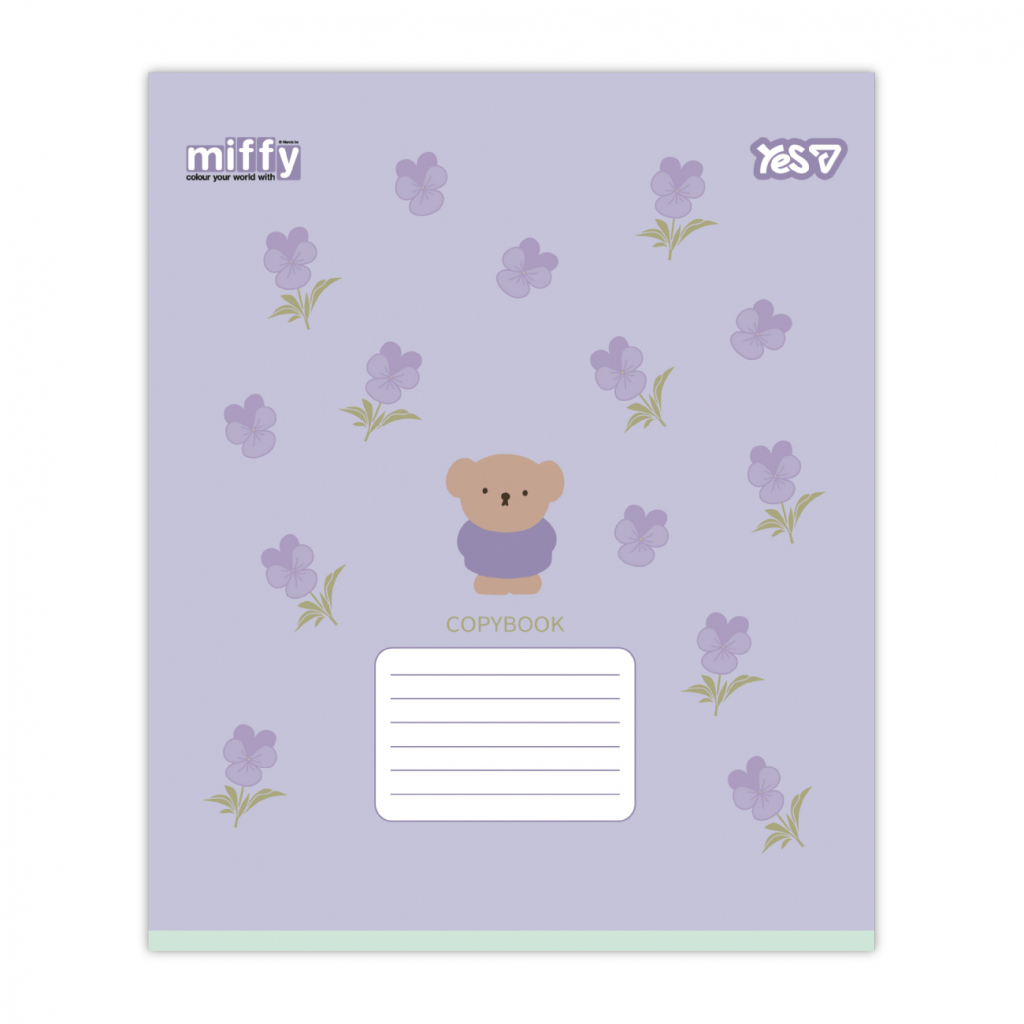 Зошит Yes Miffy Flowers А5 12 аркушів лінія (768709)
