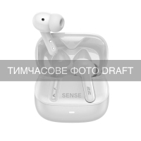Headphones 2E Sense White (2E-EBTWS6WT)