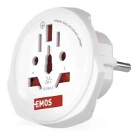 Перехідник US/UK/AU/CN/JP to EU EMOS (P0055E)