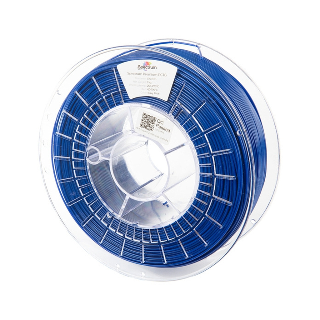 Пластик для 3D-принтера Spectrum PCTG Premium 1.75mm 1kg Blue, Navy RAL 5002 (80666)
