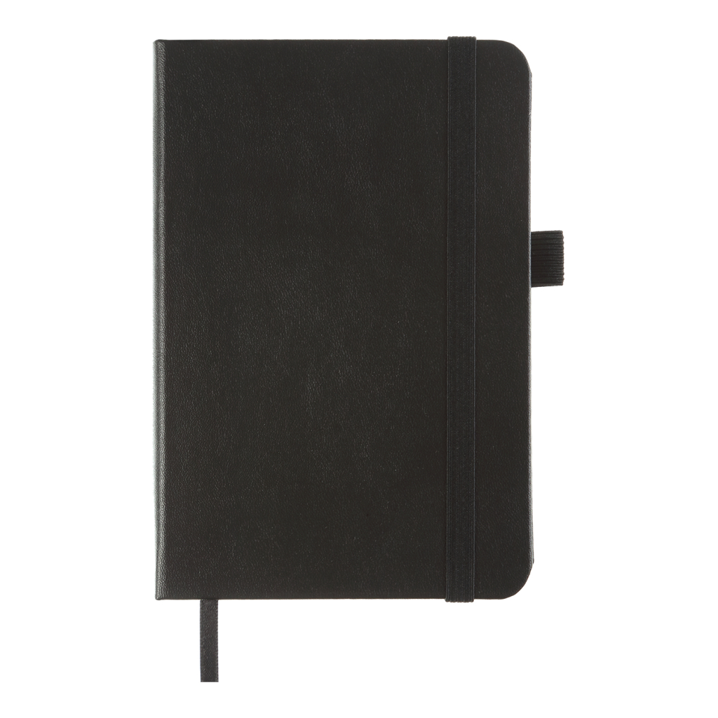 Книга записна Buromax ETALON 95 х 140 мм, 96 аркушів, клітинка, чорний (BM.296160-01)