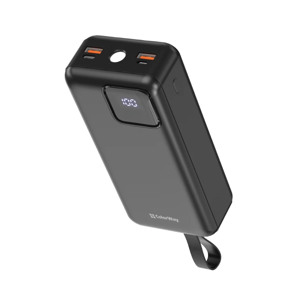 Повербанк ColorWay 30 000 mAh EnergyHub PD/22.5W, QC/4.0, Black (CW-PB300LP05BK) Повербанк ColorWay 30 000 mAh EnergyHub PD/22.5W, QC/4.0, Black (CW-PB300LP05BK)