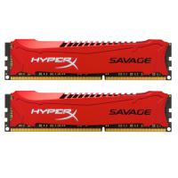 Модуль пам'яті для комп'ютера DDR3 8GB (2x4GB) 2133 MHz Savage Red Kingston Fury (ex.HyperX) (HX321C11SRK2/8)