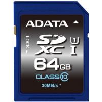 Карта пам'яті ADATA 64GB SDXC class 10 UHS-I (ASDX64GUICL10-R)