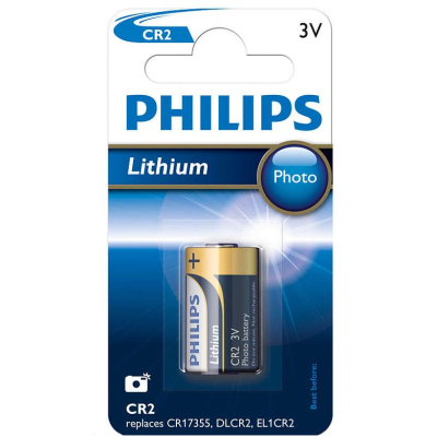 Battery Philips CR2 Lithium Photo 3V (CR2/01B)