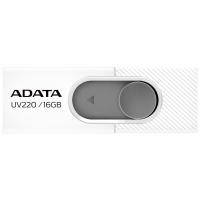 USB флеш накопичувач ADATA 16GB UV220 White/Gray USB 2.0 (AUV220-16G-RWHGY)