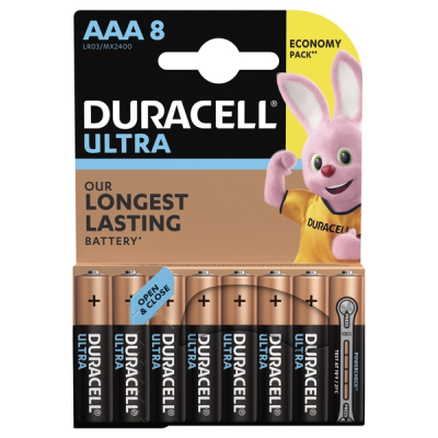 Battery Duracell Ultra Power AAA LR03 * 8 (5005821)