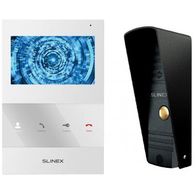 Video intercom kit Slinex SQ-04M_W+ML-16HR_B
