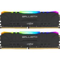 Модуль пам'яті для комп'ютера DDR4 32GB (2x16GB) 3600 MHz Ballistix Black RGB Micron (BL2K16G36C16U4BL)