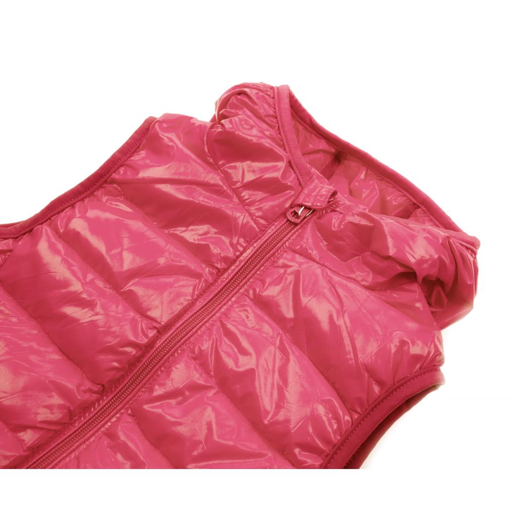 Жилет дитячий Kurt пуховий з капюшоном (V-HT-580T-104-pink)