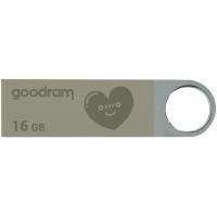 USB флеш накопичувач Goodram 16GB UUN2 Valentine Silver USB 2.0 (UUN2-0160S0R11-V)