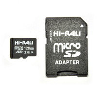 Карта пам'яті Hi-Rali 128GB microSDXC class 10 UHS-I U3 (HI-128GBSD10U3-01)