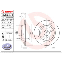 Brembo brake disc 09.B026.11