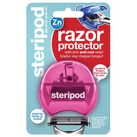 Футляр для бритви Steripod з цинковою антикорозійною смужкою рожевий (754349912226)