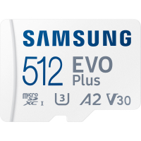 Карта пам'яті Samsung 512GB microSDXC class 10 UHS-I U3 V2 Evo Plus (MB-MC512KA/RU)