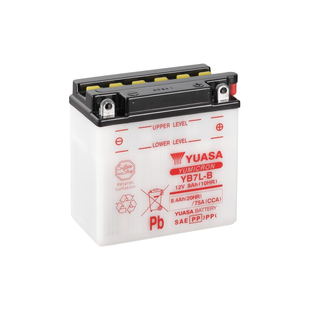 Акумулятор автомобільний Yuasa 12V 8,4Ah YuMicron Battery (YB7L-B) Акумулятор автомобільний Yuasa 12V 8,4Ah YuMicron Battery (YB7L-B)