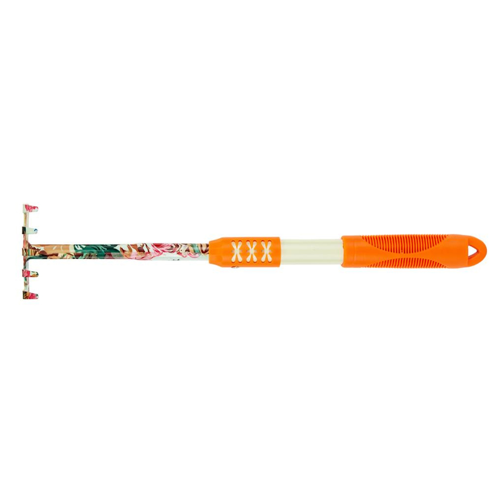 Граблі Flora 5-ти зубні, orange, TPR (5043024)