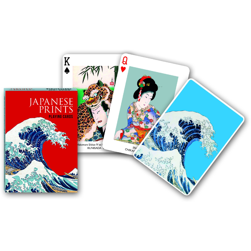 Гральні карти Piatnik Японські гравюри, 1 колода х 55 карт (PT-168918) Гральні карти Piatnik Японські гравюри, 1 колода х 55 карт (PT-168918)