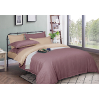 Підковдра MirSon Satin Stripe 30-0008 + 30-0004 Waleis 160х220 см (2200005257623)