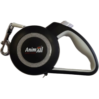 Повідець для собак AnimAll Reflector MS7110-3M S до 15 кг 3 м (сіро-чорний) (4820224500553)