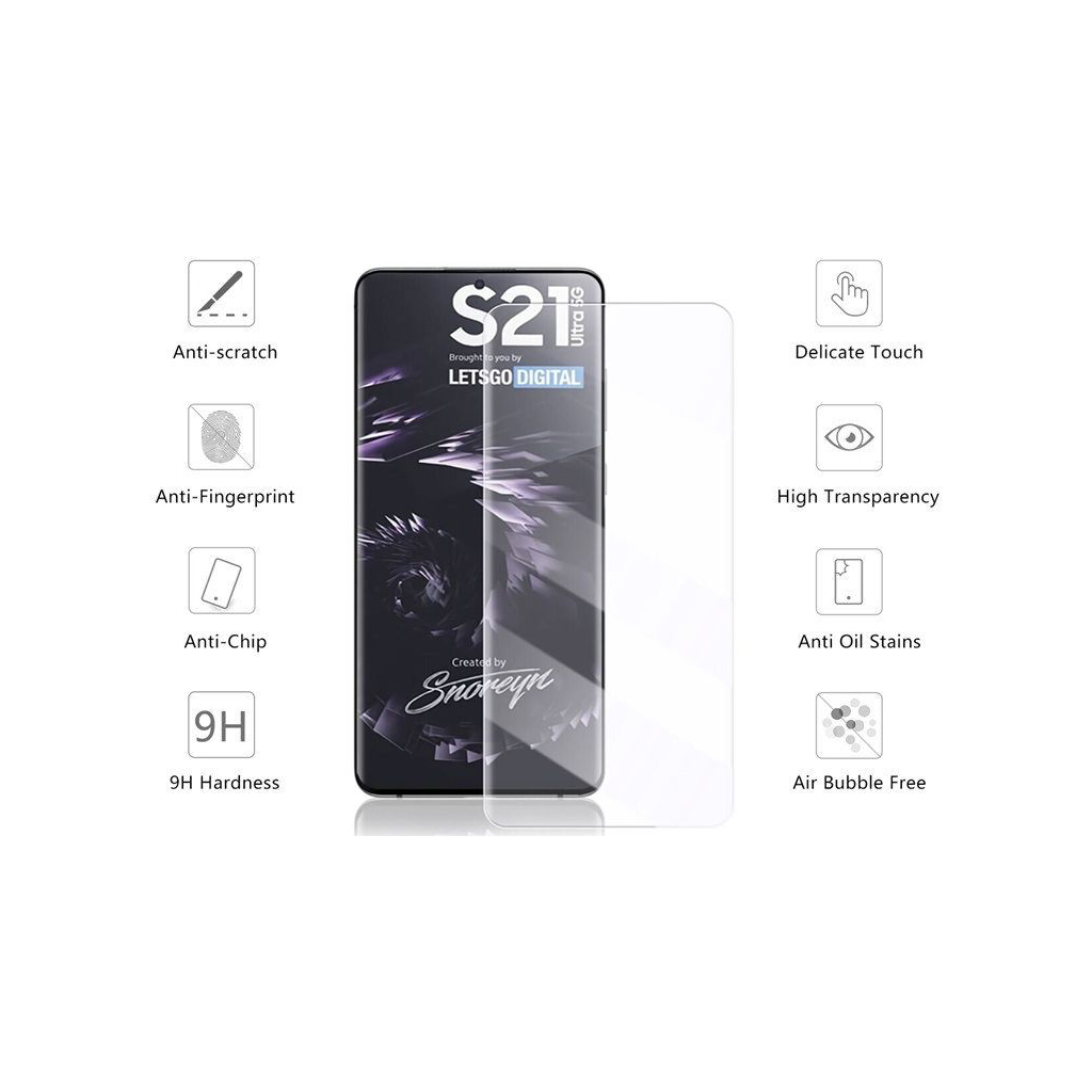 Скло захисне Drobak Samsung Galaxy S21 Plus (464640) Скло захисне Drobak Samsung Galaxy S21 Plus (464640)