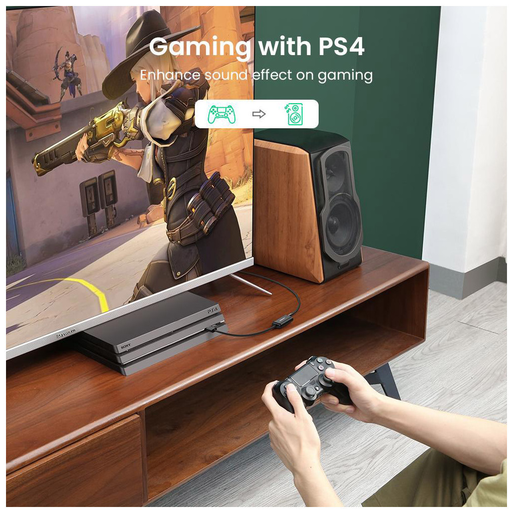 Звукова плата UGREEN US205 black (30724)