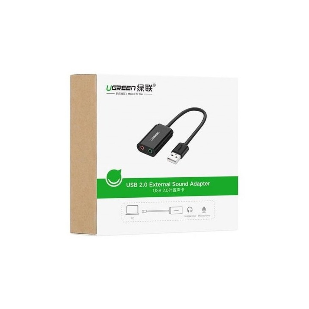 Звукова плата UGREEN US205 black (30724)