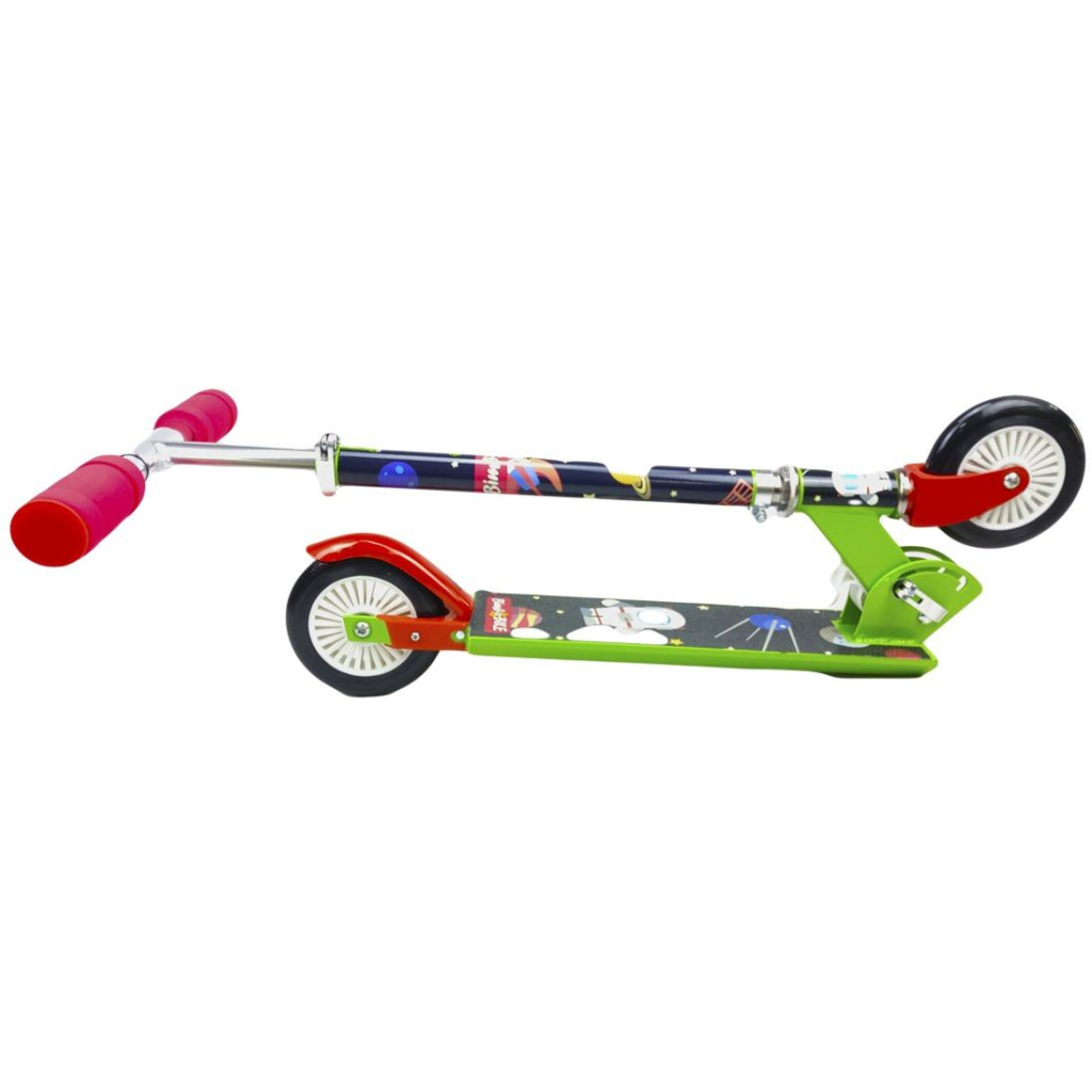 Самокат Bimbo Bike Cosmos 12`, чорний/зелений (75801-IS)