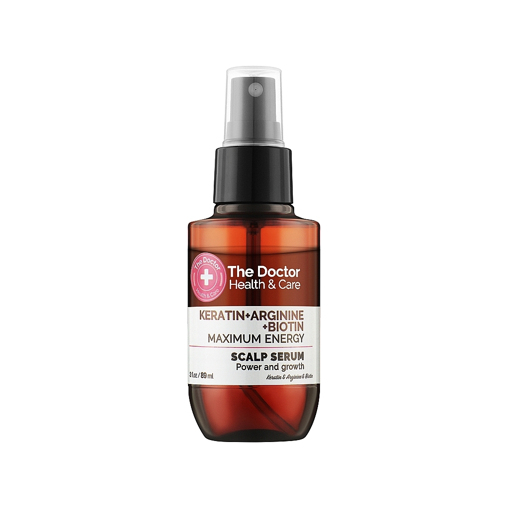 Сироватка для волосся The Doctor Health & Care Keratin + Arginine + Biotin Максимум енергії 89 мл (8588009351023)