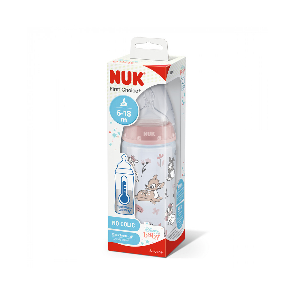 Пляшечка для годування Nuk First Choise Tiger 300 мл (3952432) Пляшечка для годування Nuk First Choise Tiger 300 мл (3952432)