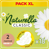 Sanitary pads Naturella Classic Normal (Size 2) 18 pcs. (8001090850638)