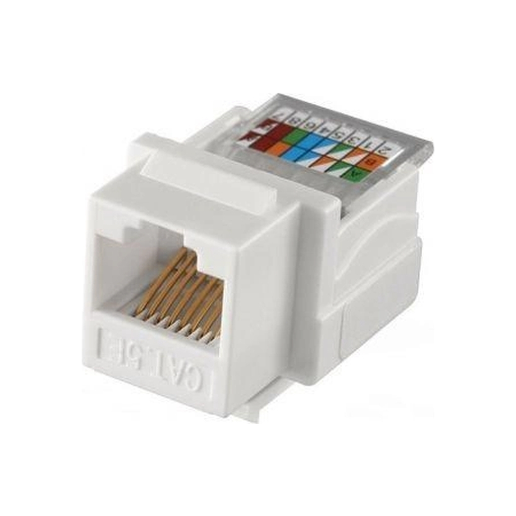 Модуль Keystone RJ45 UTP кат. 6, Slim, 110 IDC Kingda (KD-KJ2085UC6)