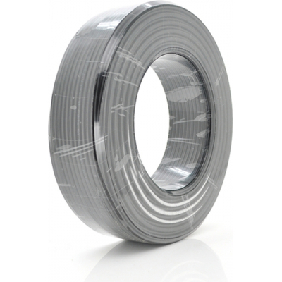 Кабель комбінований Ritar RG690 75 Ом 1,02мм.CU, 64x0.12m CCA, 2x0.5mm2, black, 100м (B100-RG690CU+2x0.5mm CU)