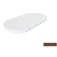 Матрац для дитячого ліжечка Ingvart Smart Bed Oval кокос, 60х120 см (2100085000006)