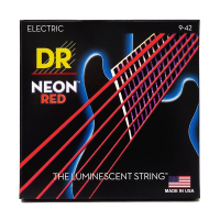 Guitar strings DR Strings NEON Red Electric - Light (09-42) (NRE-9)