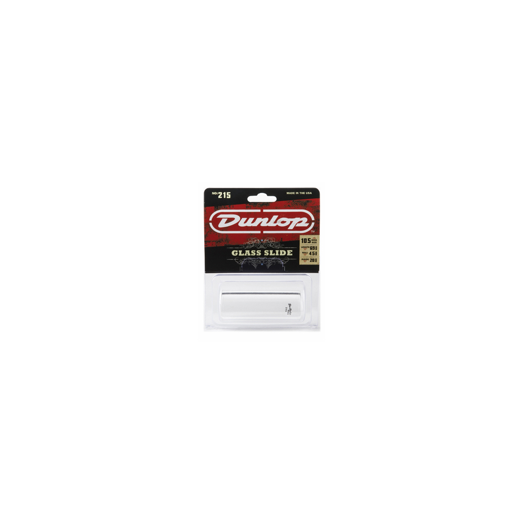 Слайдер для гітари Jim Dunlop Heavy Wall Medium Glass Slide (215)