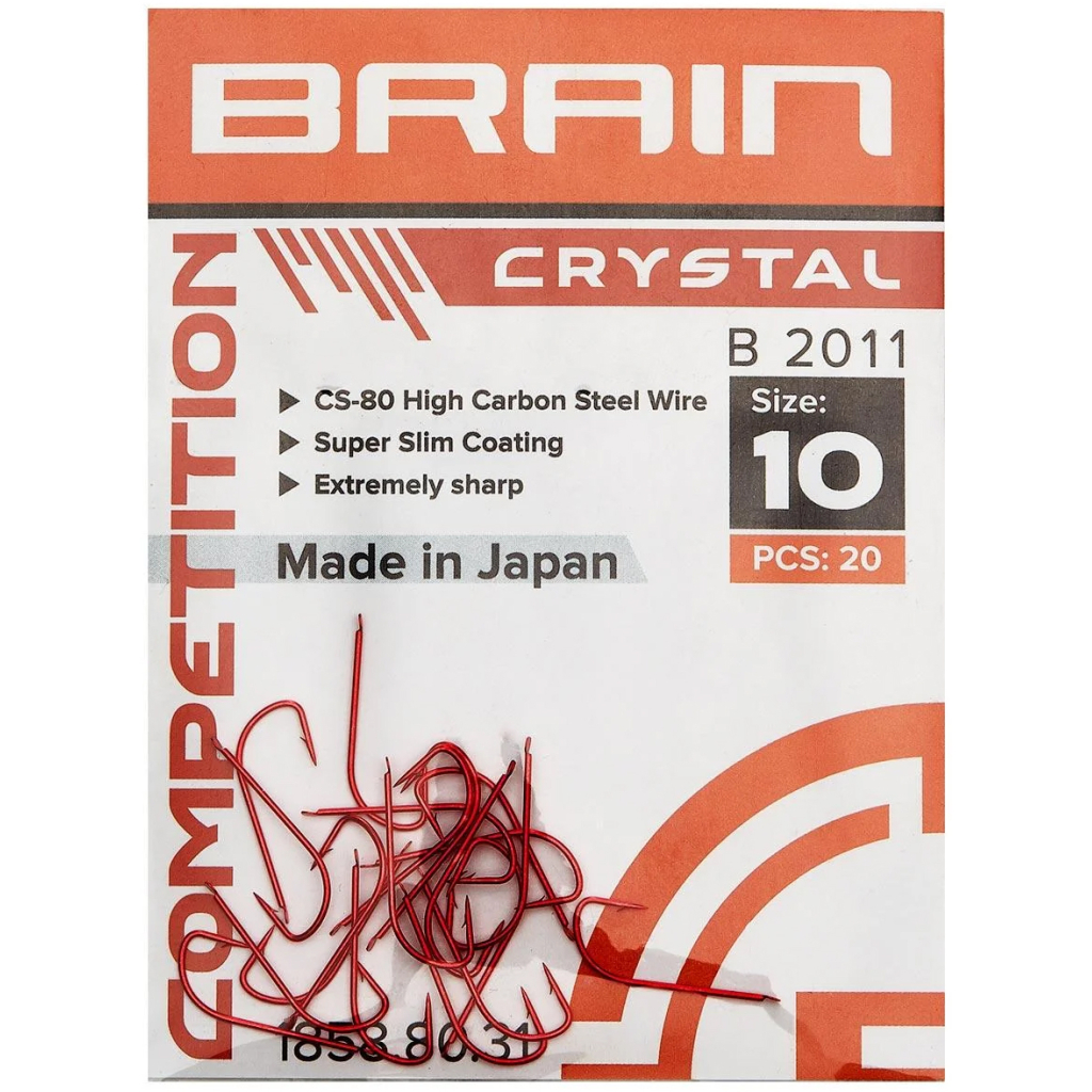 Гачок Brain Crystal B2011 14 (20 шт/уп) Red (1858.80.29)