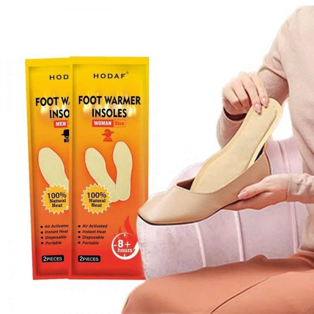 Хімічна грілка Hodaf для ніг розмір 23х7,6 см до 8 годин (Foot Warmer Women)
