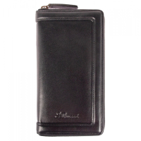 Портмоне Ashwood Дорожнє TW01 Black (TW01 BLACK)