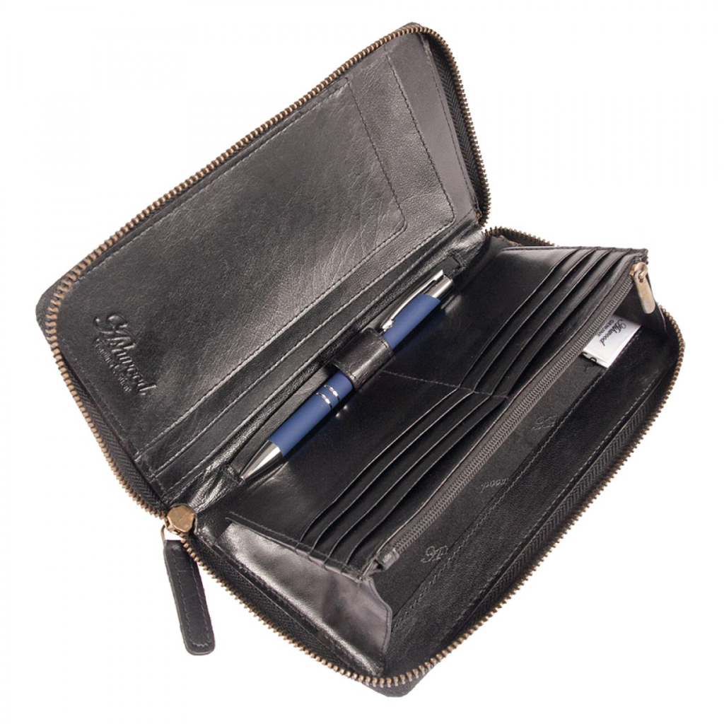 Портмоне Ashwood Дорожнє TW01 Black (TW01 BLACK)