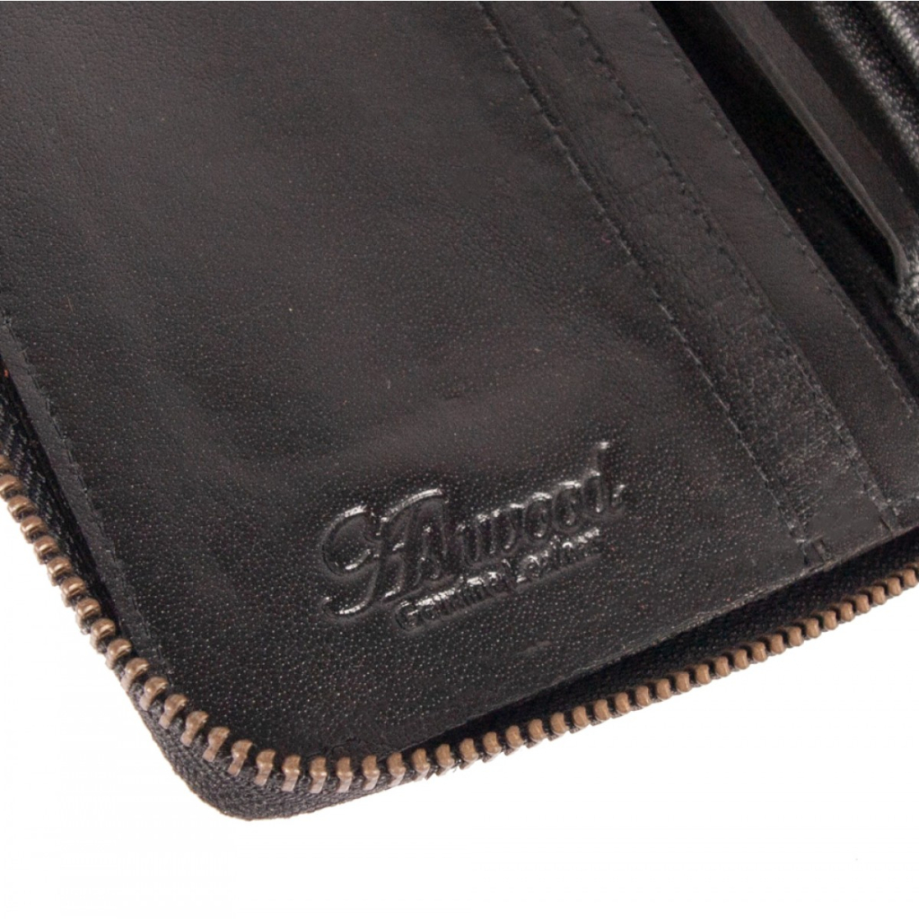 Портмоне Ashwood Дорожнє TW01 Black (TW01 BLACK)