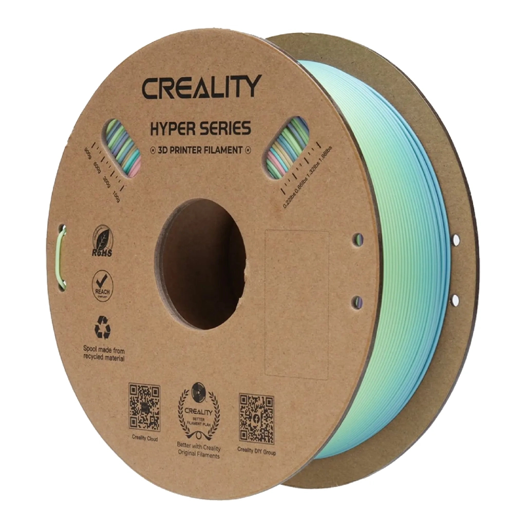 Пластик для 3D-принтера Creality PLA Hyper 1кг, 1.75мм, rainbow, spring lake (3301010424)