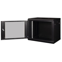 Шафа настінна Hypernet 15U 19" 600x450 ProLine (PL-WMNC-15U-BLACK)