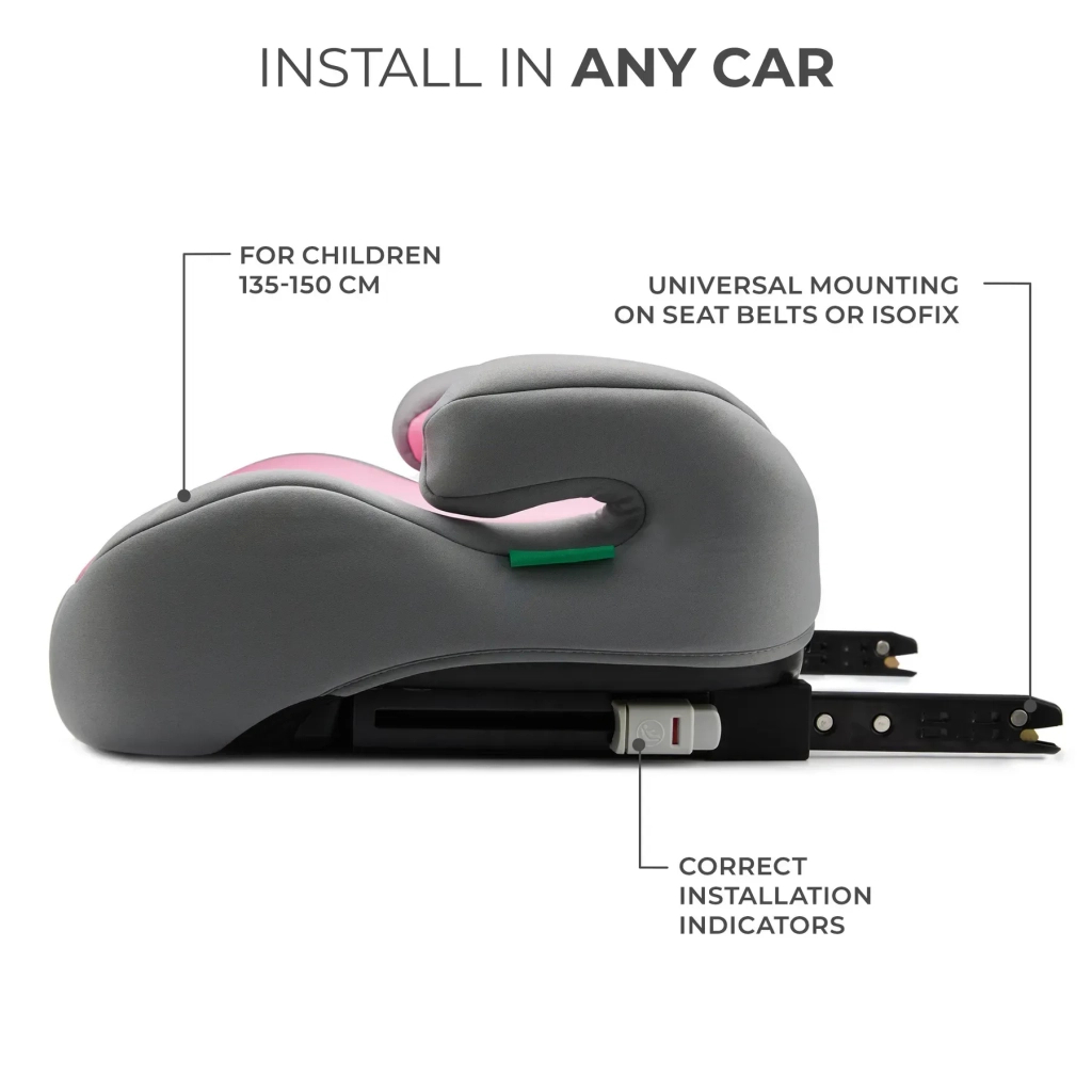 Автокрісло Kinderkraft i-Boost бустер Pink (KCIBOO00PNK0000) (5902533924837)